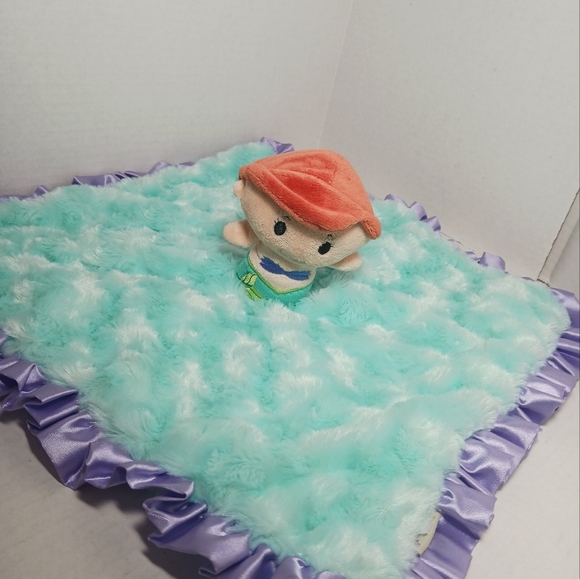 Disney The Little Mermaid Lovey  Itty Bittys Hallmark Security Blanket - Picture 3 of 7